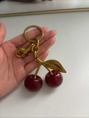 Cherry bag charm